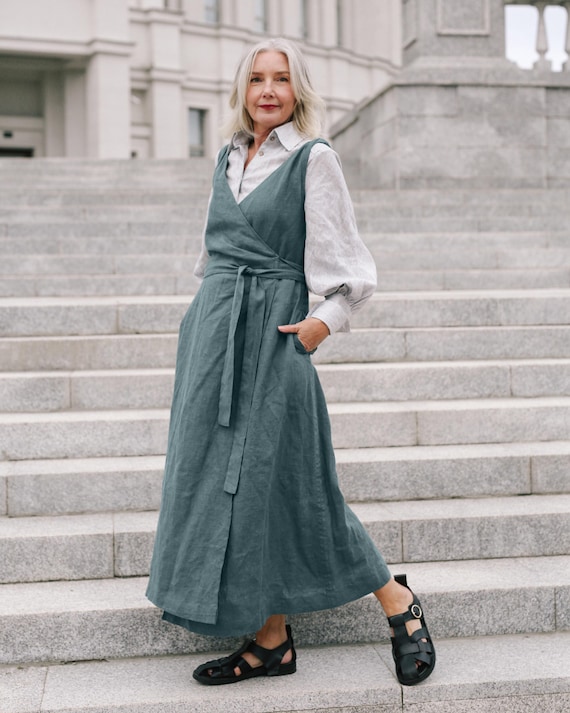 Ready to Ship Linen Wrap Dress for Women, Boho Casual Maxi Dress, Vacation Summer Dress, Fast Shipping USA - Etsy UK Ready to Ship Linen Wrap Dress for Women, Boho Casual Maxi Dress, Vacation Summer Dress, Fast Shipping USA - Etsy UK