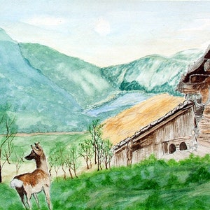 The Old Log Cabin