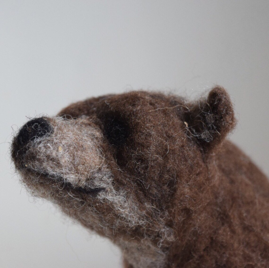 Needle felted brown bear needle felted animal Etsy