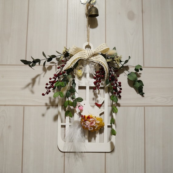 Cage à Oiseaux Fleurs Etsy