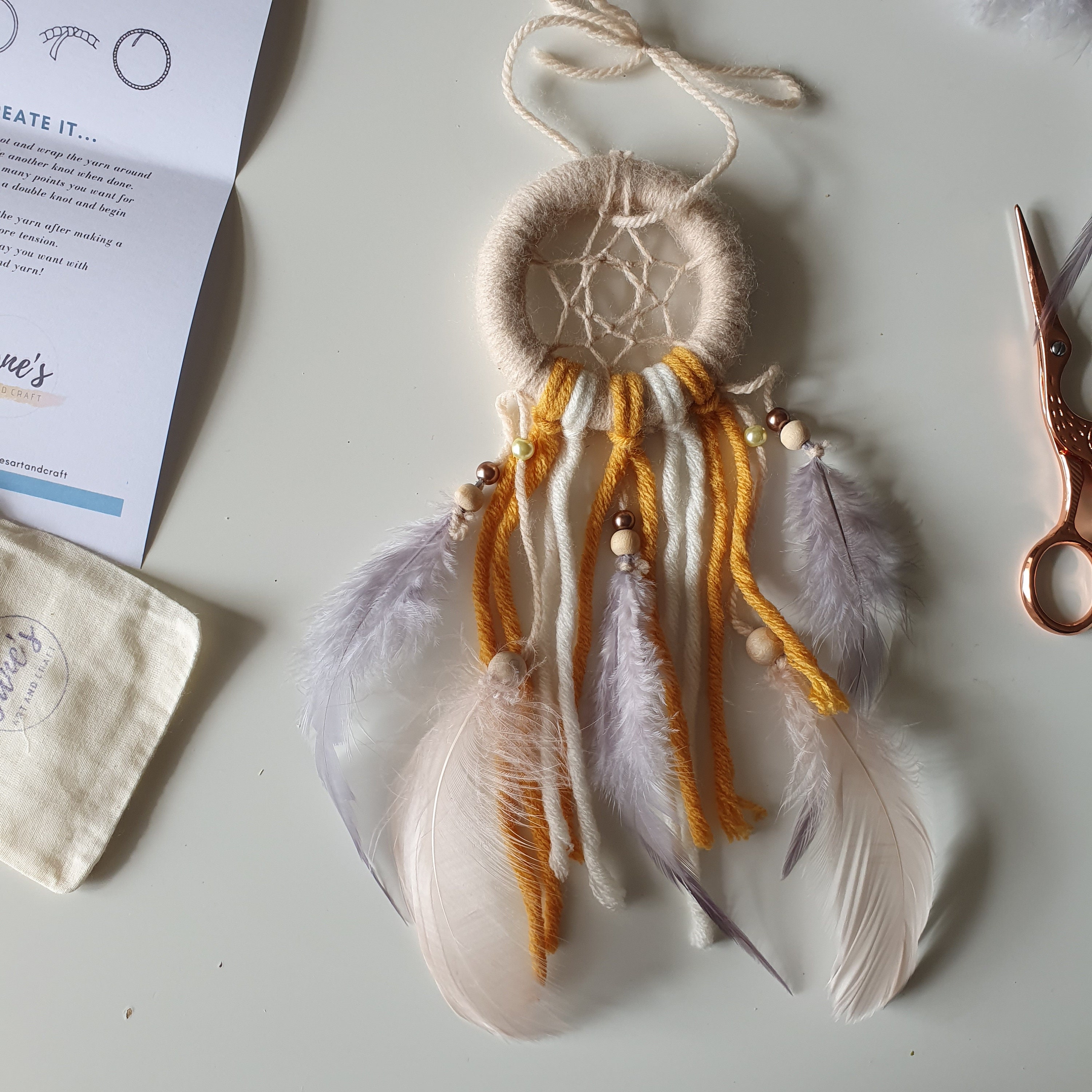 DIY Dreamcatcher Kit Make your Own Dream catcher Craft Kits Etsy