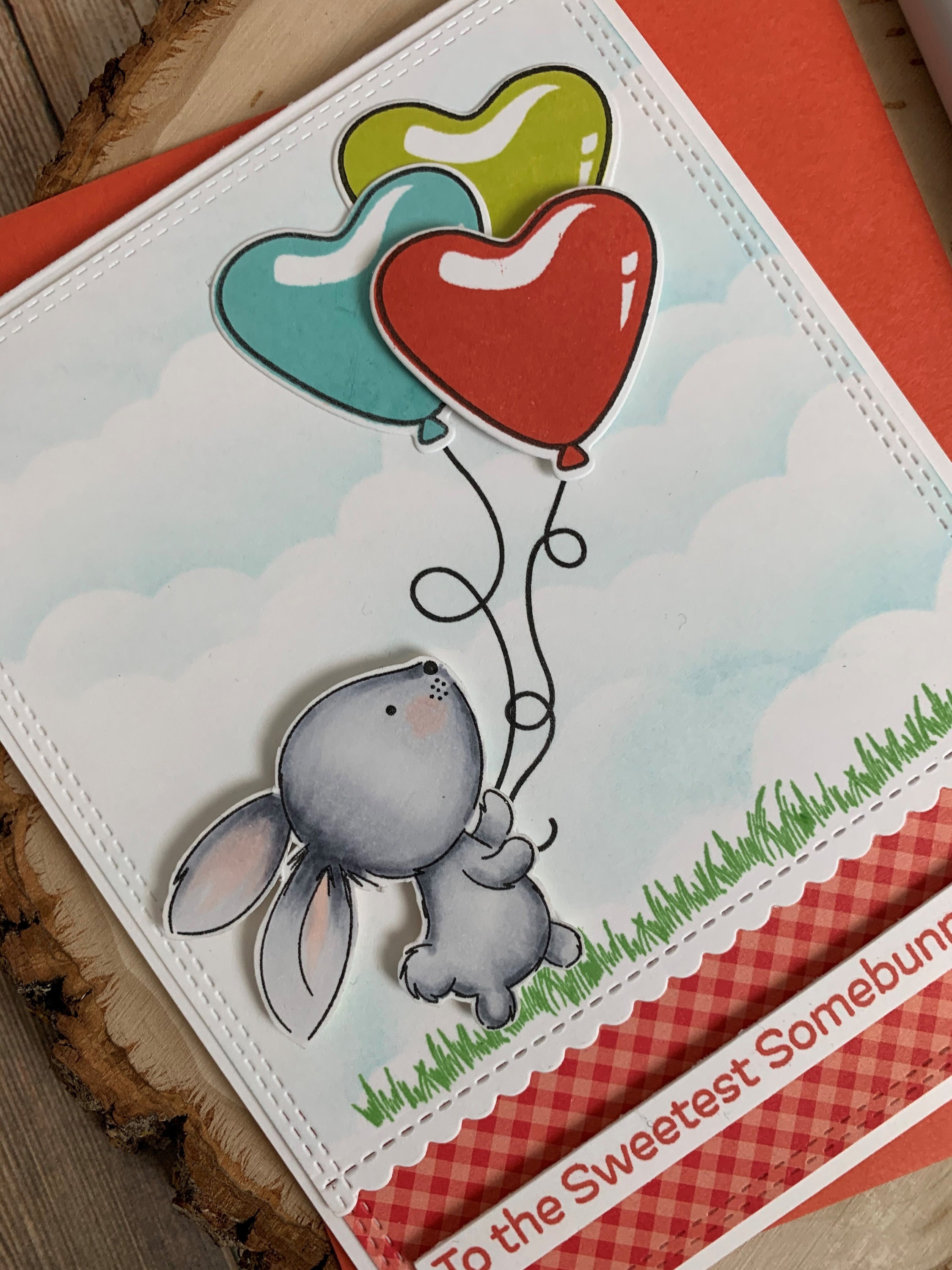 Handmade Greeting Card/to the Sweetest Somebunny I Etsy UK