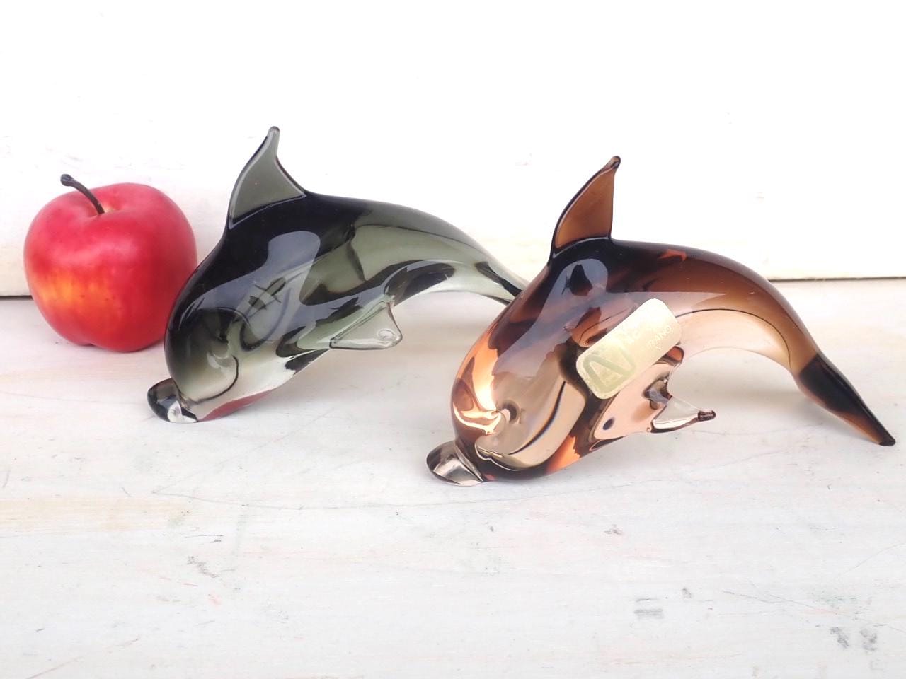 Italy glass dolphin - Etsy 日本