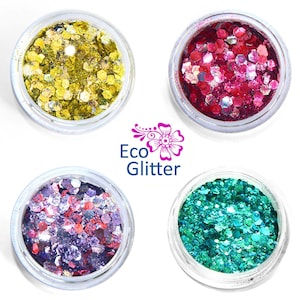 Phat Biodegradable Glitters 4 Chunky Blends