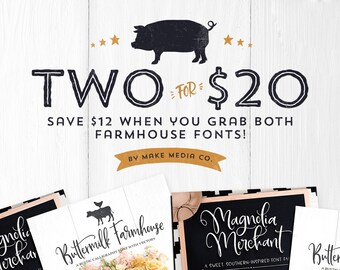 Farmhouse Font Duo