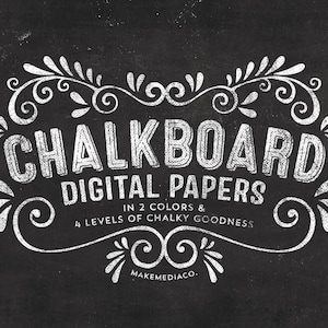 Chalkboard Digital Textures