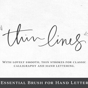 Juniper Moon Procreate Calligraphy Brush (PDF Installation Guide) image 2