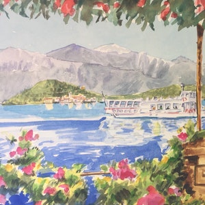Comomeer - Bellagio - Originele handgeschilderde