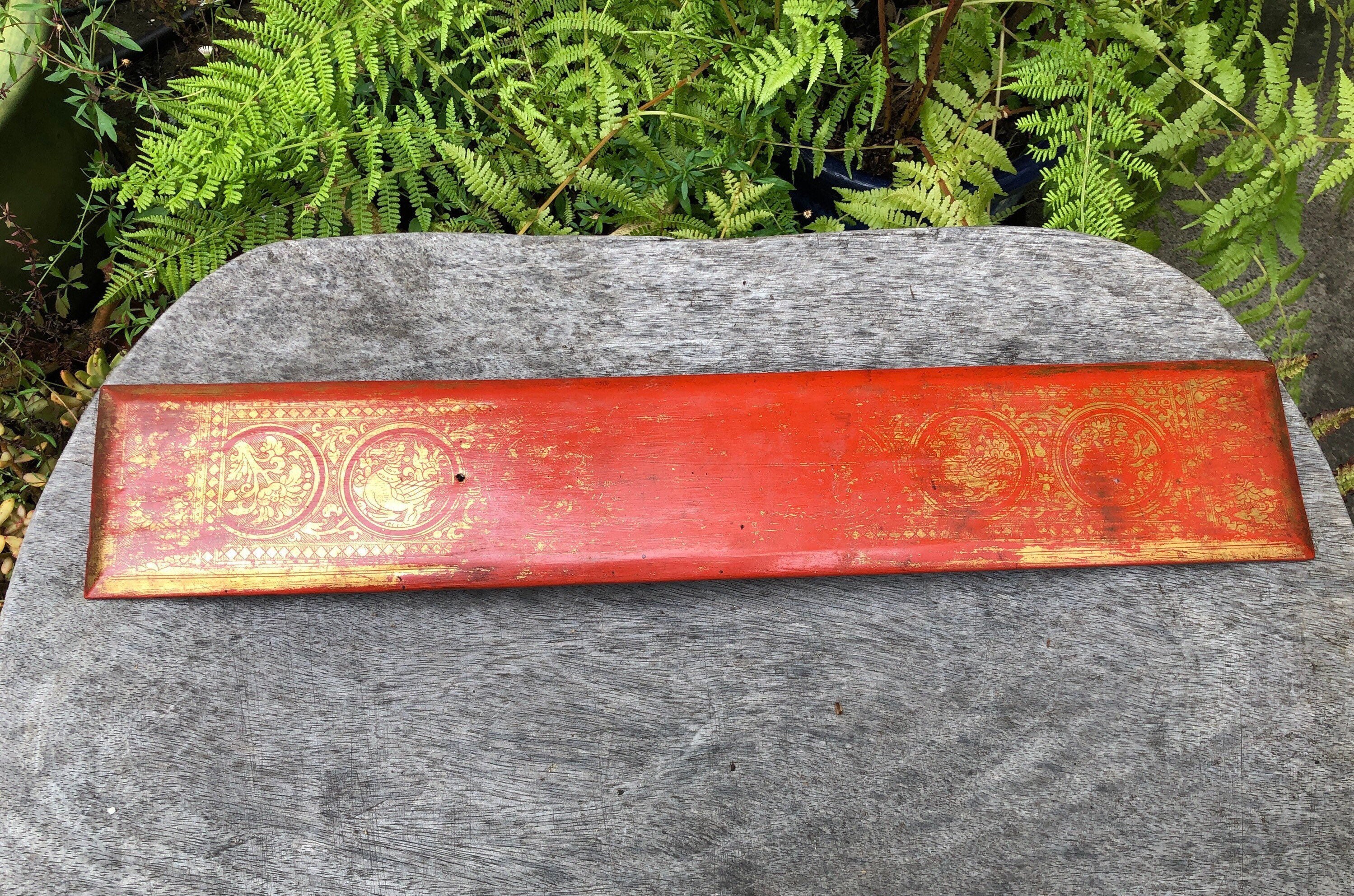 Laque Vintage Laque Rouge Birmane