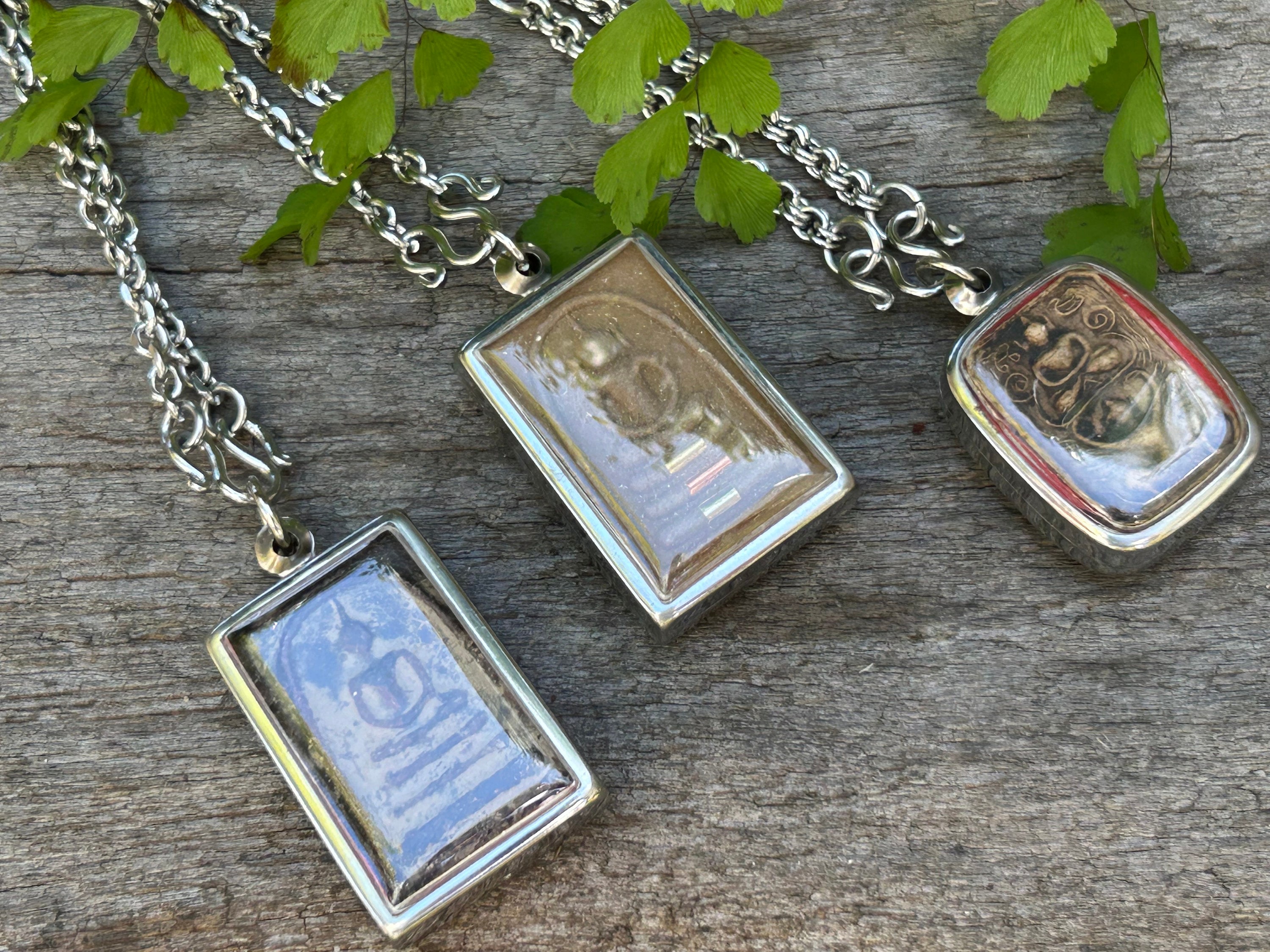 Silver Amulet Case - Etsy