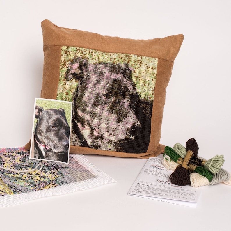 Personalised Tapestry Kit From Your Favourite Photo No Experience
