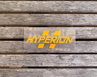Calcomanías y pegatinas de vinilo termoadhesivas Hyperion para planchar o HTV (varios colores)
