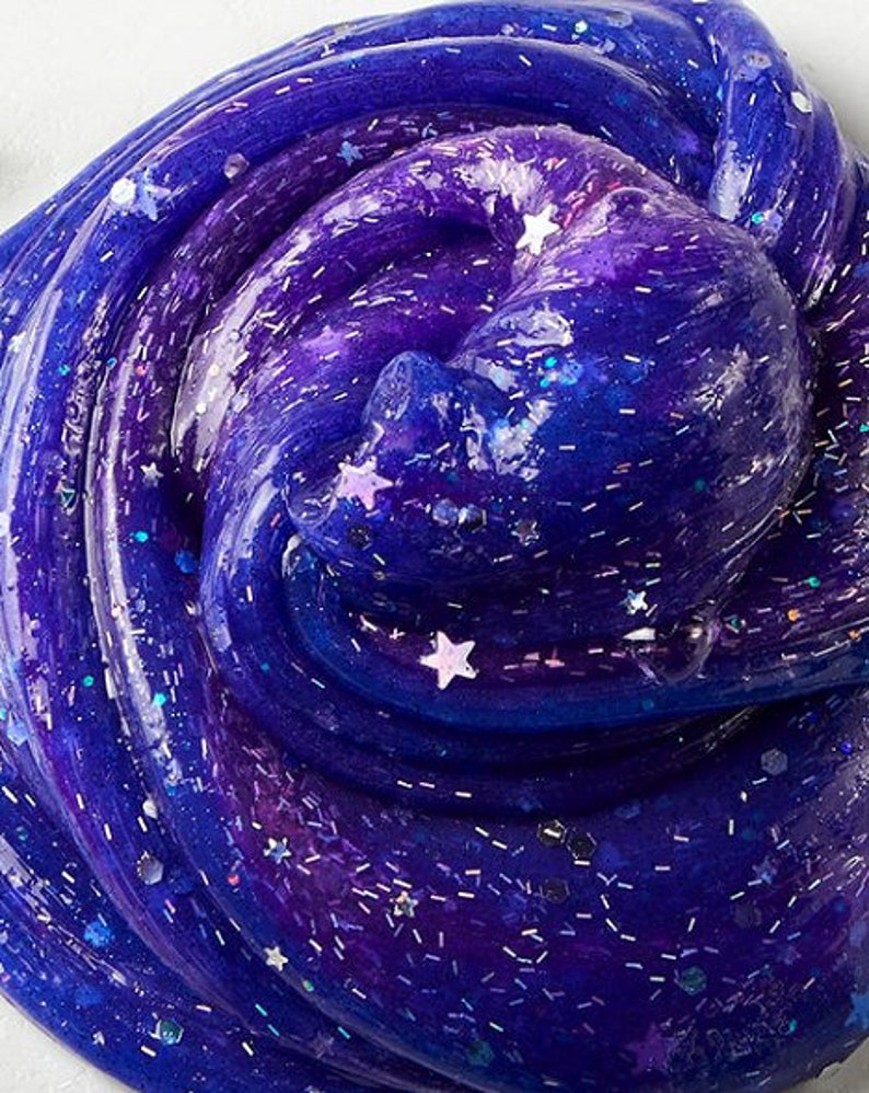 Custom Galaxy Slime  Each batch of slime  is created at the 