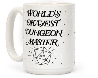 World's Okayest Dungeon Master DND Mug