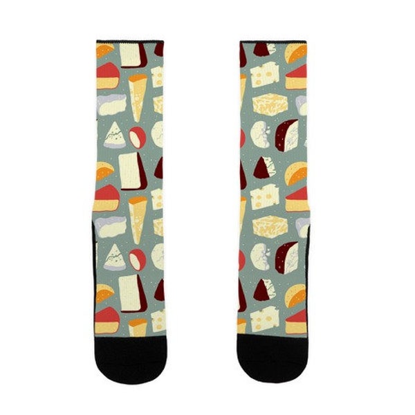 Show Off Your Cheesy Side with Comfortable Cotton Cheese Pattern Socks - Perfect for Both Men And Women for a Fun & Whimsical Gift!