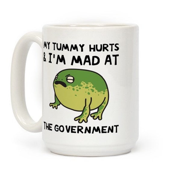 Statement Coffee Mug - Novelty Funny Coffee Mugs Adult Humor, Unique Coffee Mugs for Coffee Lovers, Double-Sided Print Ceramic Coffee Cups