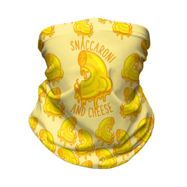 Snaccaroni And Cheese Neck Gaiter image 1