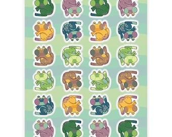 Cool Frogs Sticker