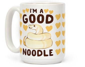 I'm A Good Noodle Cute Snake Mug