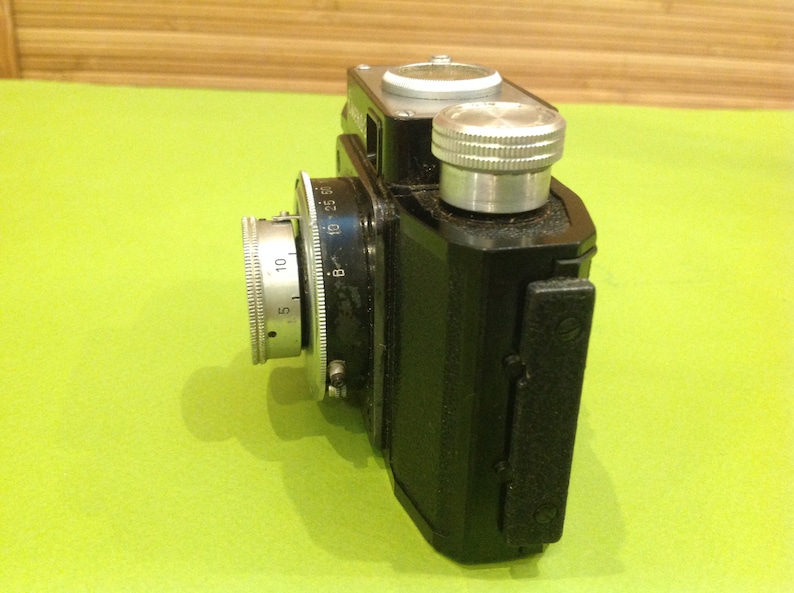 Lens T-43Retro CameraOriginal Leather CaseTested Working SMENA-2 USSR Soviet Russian Vintage 35 mm Film Compact Camera Lens T-22