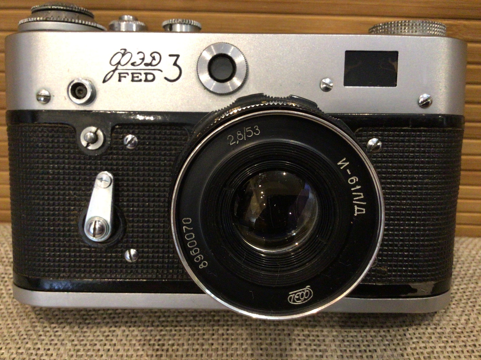 FED3 USSR Soviet Russian Vintage 35 mm Film Camera Leica Copy Etsy