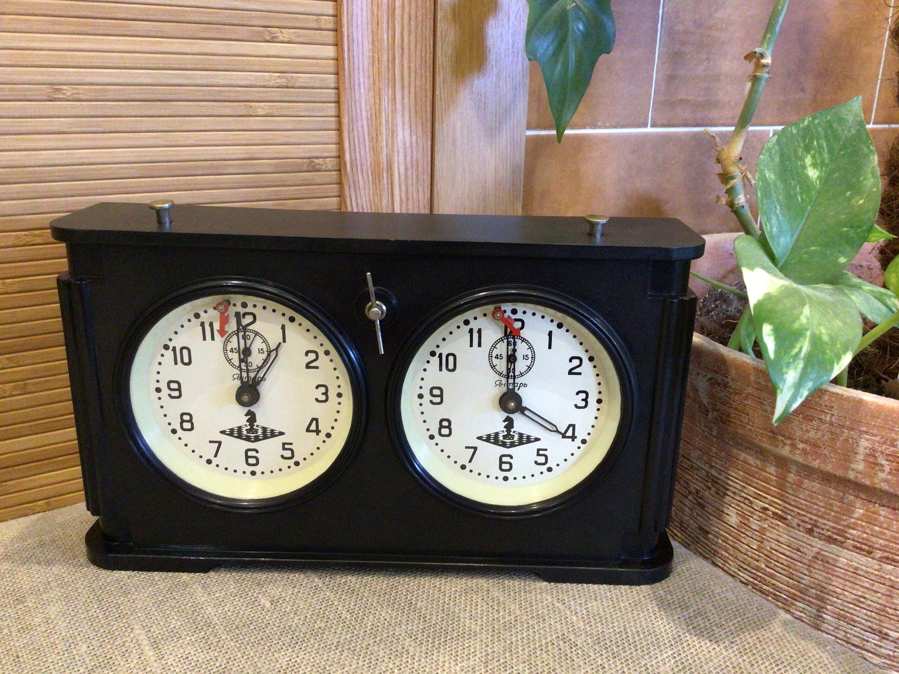 Chess Clock Jantar Russian Soviet Mechanical Vintage 1950s Etsy