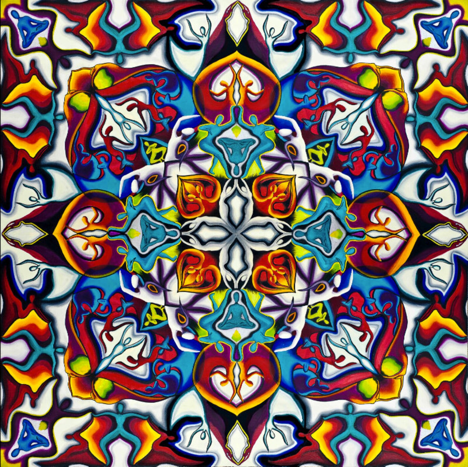 Dance is Mandala Dance Painting Canvas Print Etsy