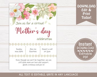 mothers day invitation ideas