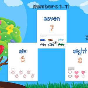 Preschool and Kindergarten Workbook, Fun Educational Activities, Printable Children&#39;s Workbook