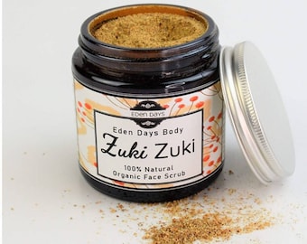 Organic Face Scrub and Mask - Zuki Zuki  -  Orange Peel & Baobab