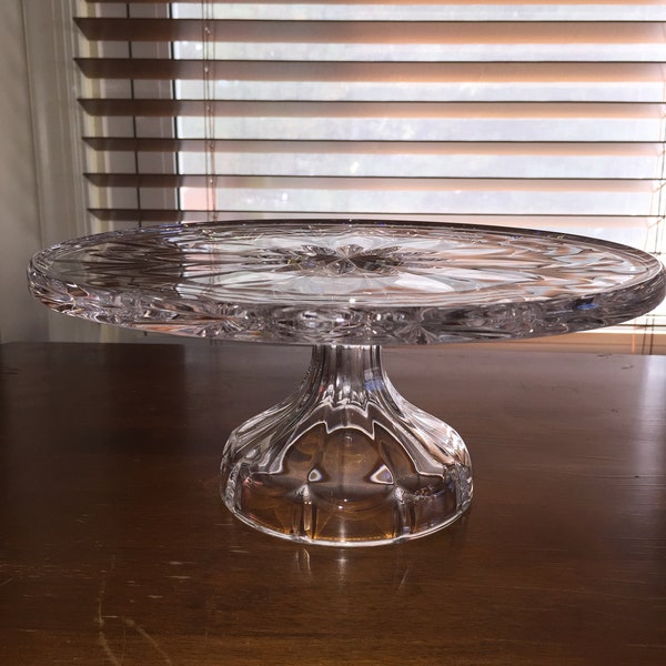 Crystal Cake Stand - Etsy