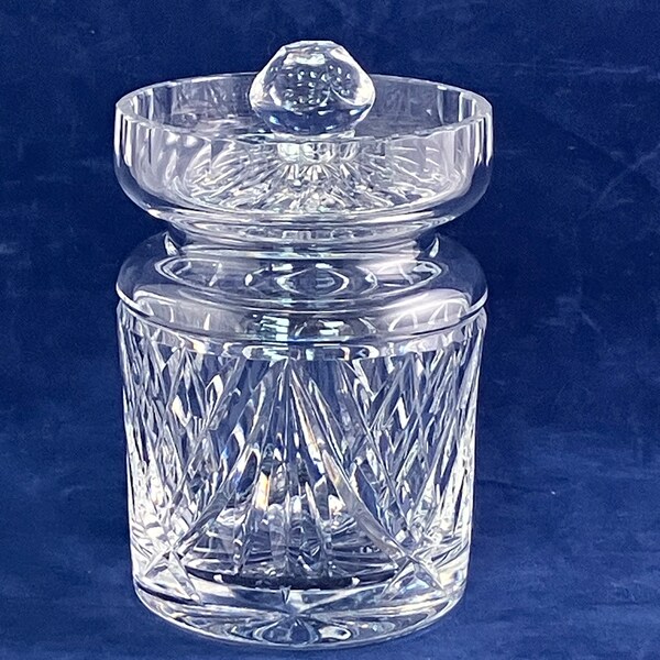 Waterford Crystal Jelly Jar Vintage Etsy