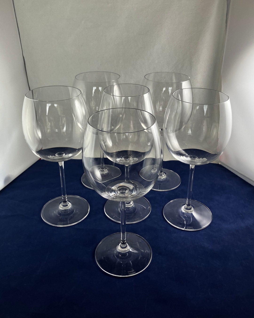 Waterford Crystal Vintage Light Red Wine and Red Wine Glasses Etsy