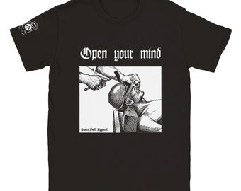 Öppna ditt sinne - Klassisk unisex t-shirt med rund hals | Gildan 64000
