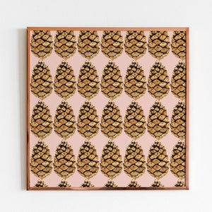 Pine Cone Pattern Printable Art - Etsy