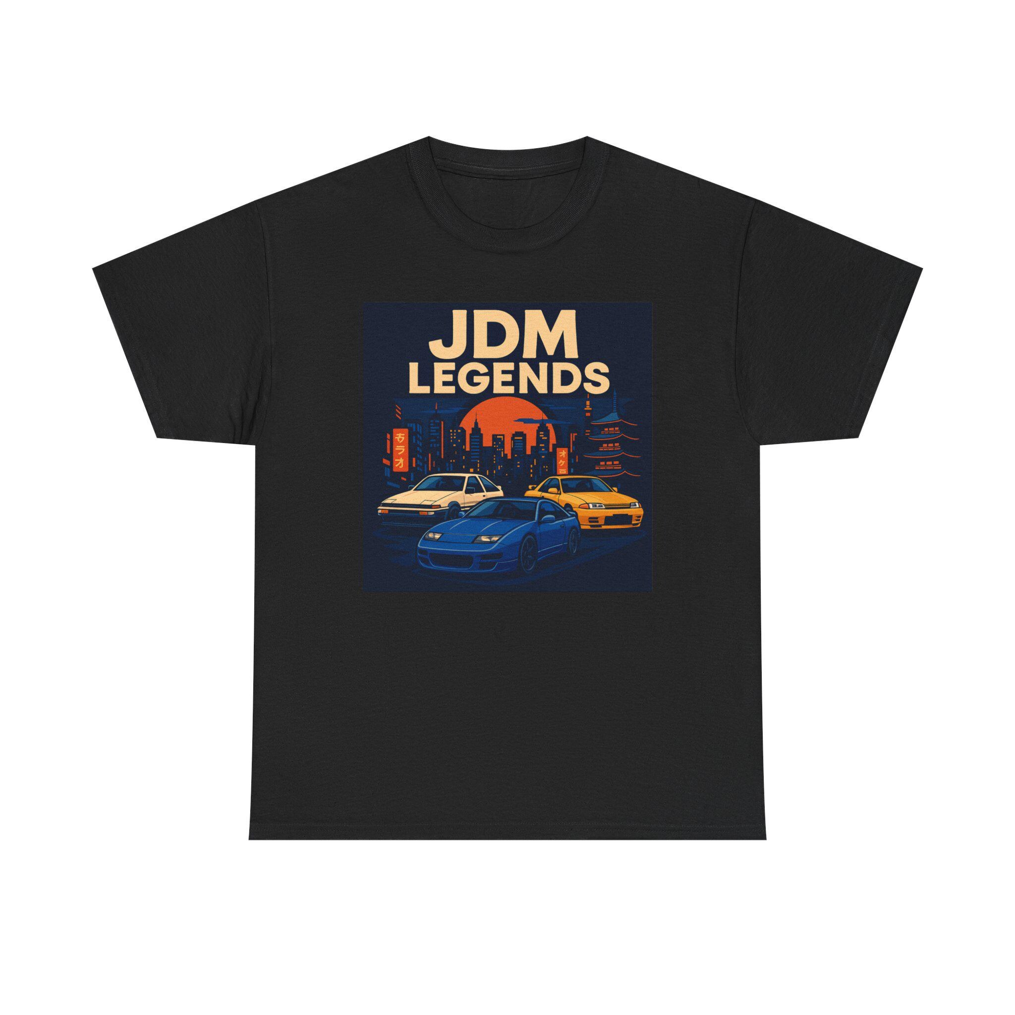 JDM Legends Unisex Tee, Classic Japanese Cars, 300zx, R32