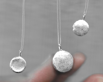 The Token Pendant Necklace Kit - You Make, We Cast - at home making kit, DIY jewellery Kit, Fingerprint Necklace