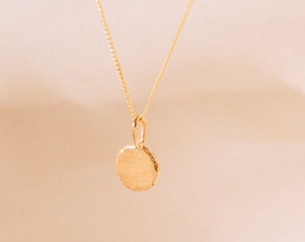 PENDANT ONLY - No Chain The Recycled Solid Gold Mini Ingot Necklace