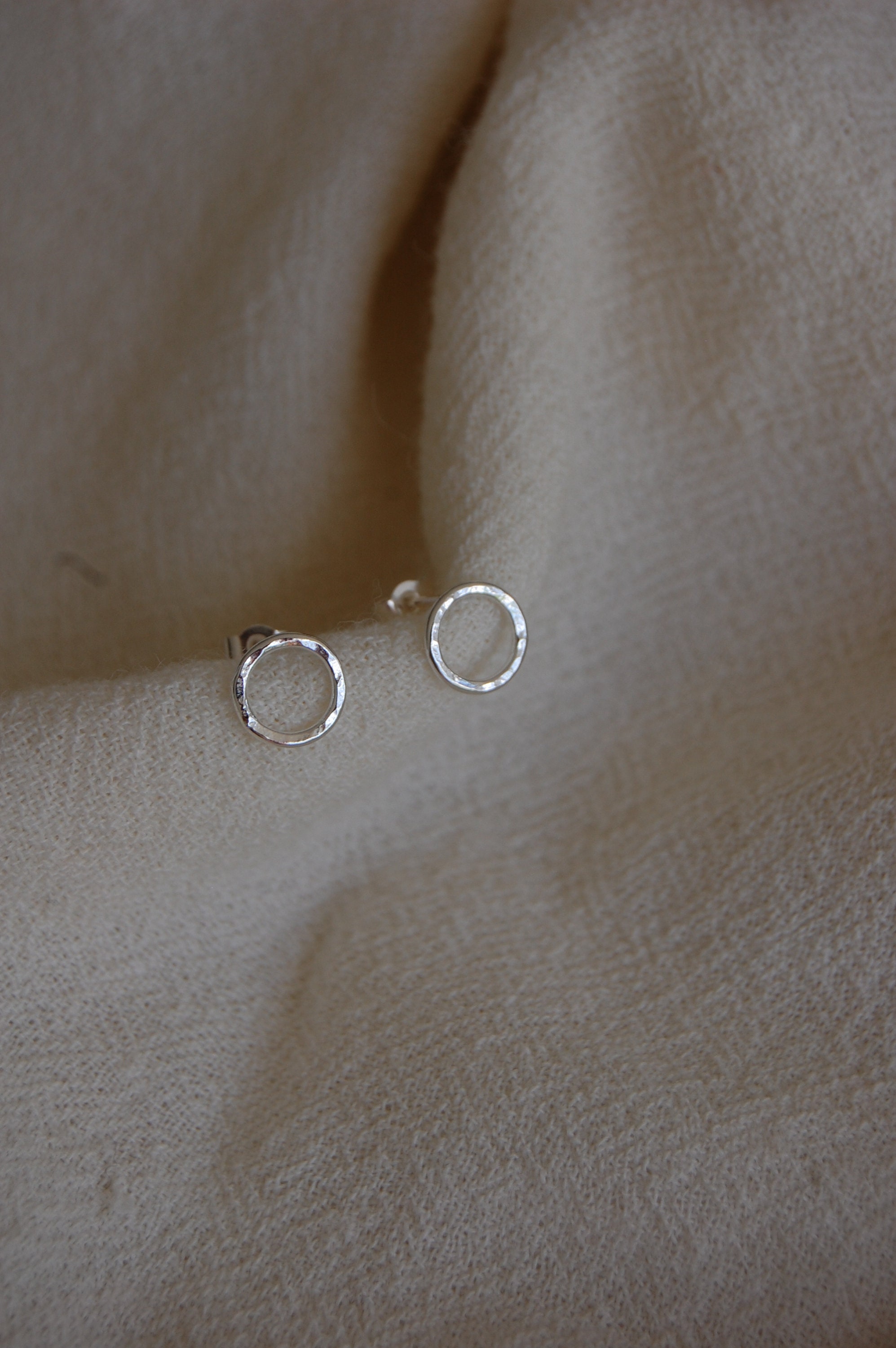 Sustainable Ethical Recycled Sterling Silver Stud Earrings - Etsy UK