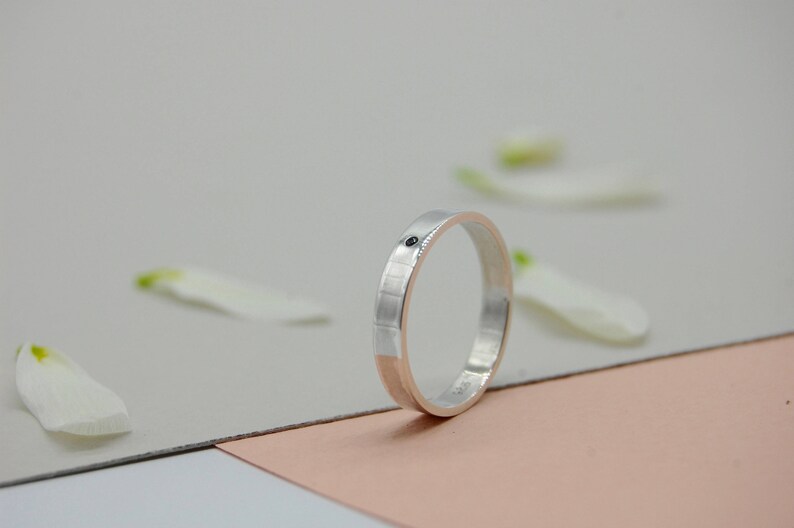 Recycled Sustainable Sterling Silver Single Stone Eternity Etsy UK