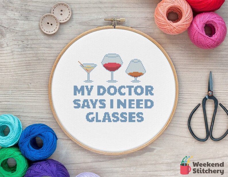 Funny Quote Cross Stitch Pattern PDF Etsy