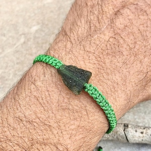 bracelet moldavite, real moldavite bracelet, raw moldavite bracelet, moldavite, healing bracelet, moldavite bracelet man, genuine moldavite