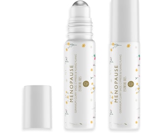 Menopause Rollerball 10ml-  Menopause- Wrist & Temples- Hot Flush- Insomnia- Anxiety- Aromatherapy Rollerball