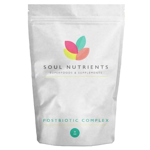 Postbiotic Complex- 60 Capsules- Postbiotic Butyrate- Tributyrin-Gut, Microbiome, Immune & Cognitive Support – UK Made –Natural Gut Health-