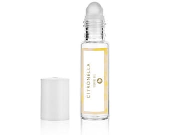 Citronella Rollerball 10ml- Natural Insect Repellent- Pocket Sized for holidays!