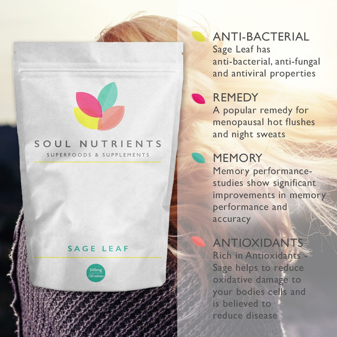 Sage Leaf Tablets 500mg 120 Natural Sage Leaf Tablets Etsy UK