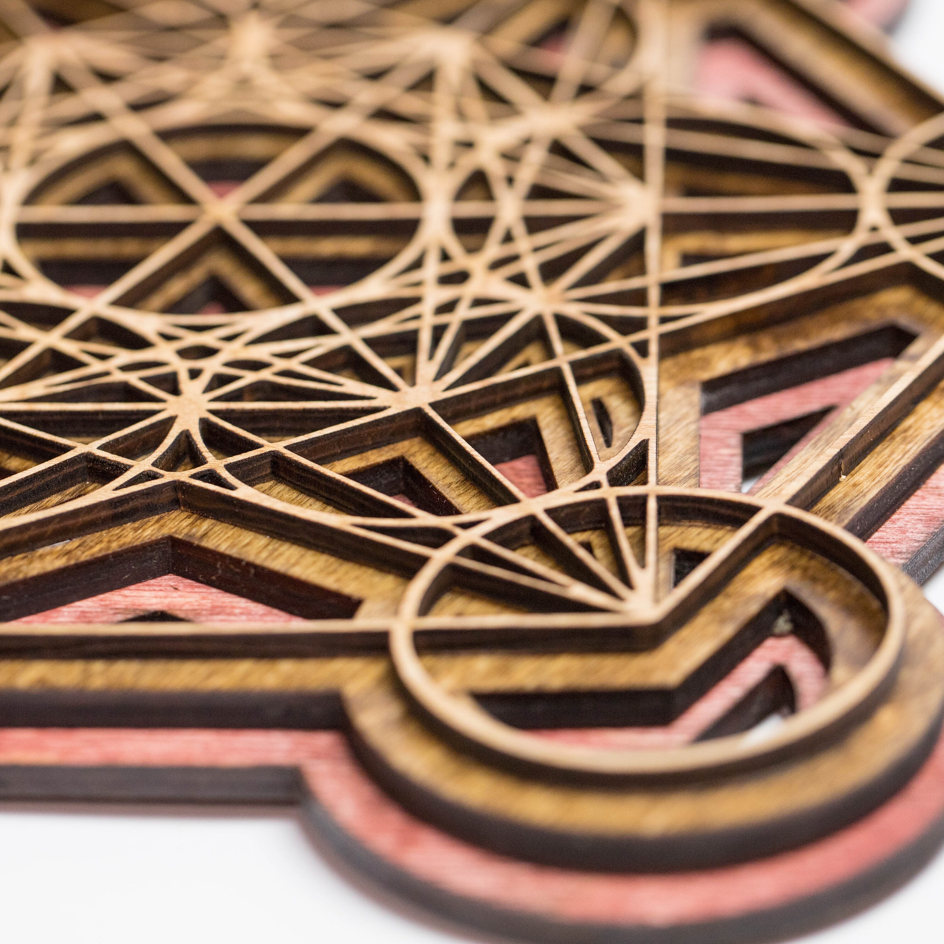Wall Art - 3D Metatron Cube - Sacred Geometry - Laser Cut - Etsy