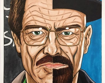 Walter White Transformation - 11x17 Fine Art Print