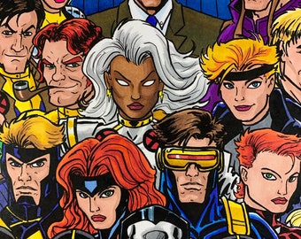 X-メン '92 - 11x17 ファインアートプリント - Etsy 日本