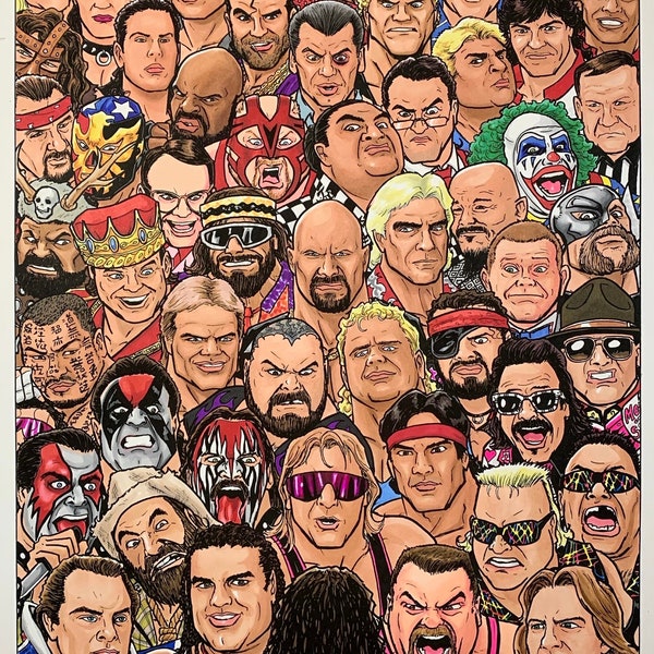 Hitman Rogues Gallery-11x17 Fine Art Print